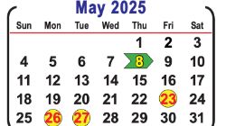  may